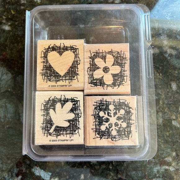 Stampin’ Up! Made From Scratch stamp set. 2005. Like new condition. - Picture 1 of 4